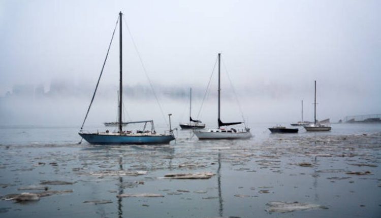 Ice Sailing on the Hudson River